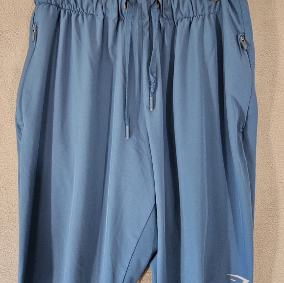 GymShark Athletic Fit Running Training Pants Womens Medium Teal - Picture 3 of 10